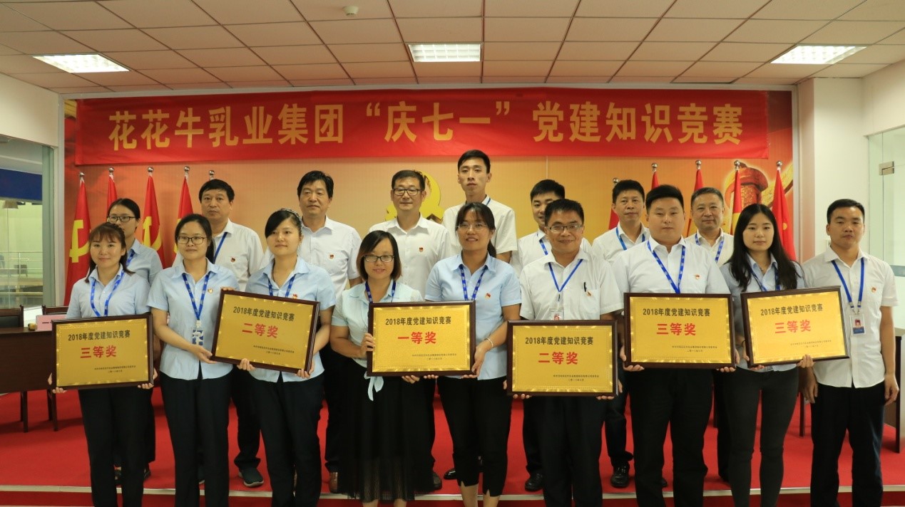 知識競賽爭先鋒 比學趕超展風采 —— 花花牛乳業集團黨委舉辦慶 “七一”黨建知識競賽 知識競賽爭先鋒 比學趕超展風采 —— 花花牛乳業集團黨委舉辦慶 “七一”黨建知識競賽