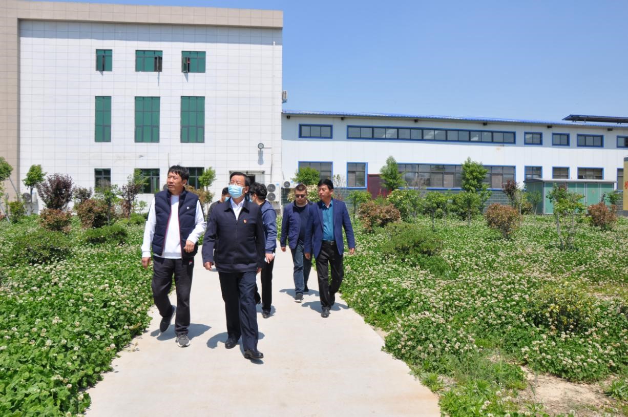 商丘市委常委、宣傳部部長王全周一行蒞臨睢縣瑞亞牧業有限公司調研